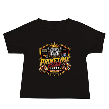 Performance | Baby T-Shirt | PTE Bulldog Cheer | Shield Logo