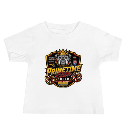 Performance | Baby T-Shirt | PTE Bulldog Cheer | Shield Logo