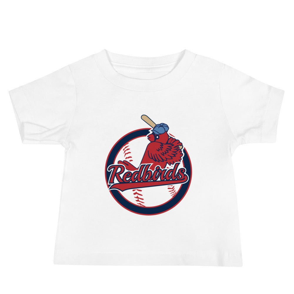 Performance | Baby T-Shirt | Redbirds | Vintage Badge Logo