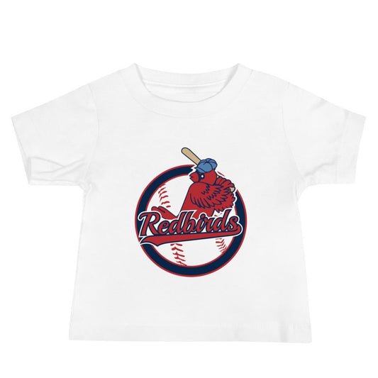 Performance | Baby T-Shirt | Redbirds | Vintage Badge Logo