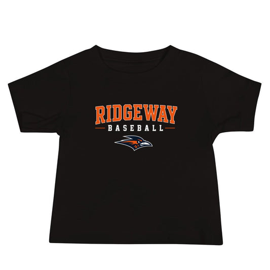 Performance | Baby T-Shirt | Ridgeway High School Baseball | Emblem Logo