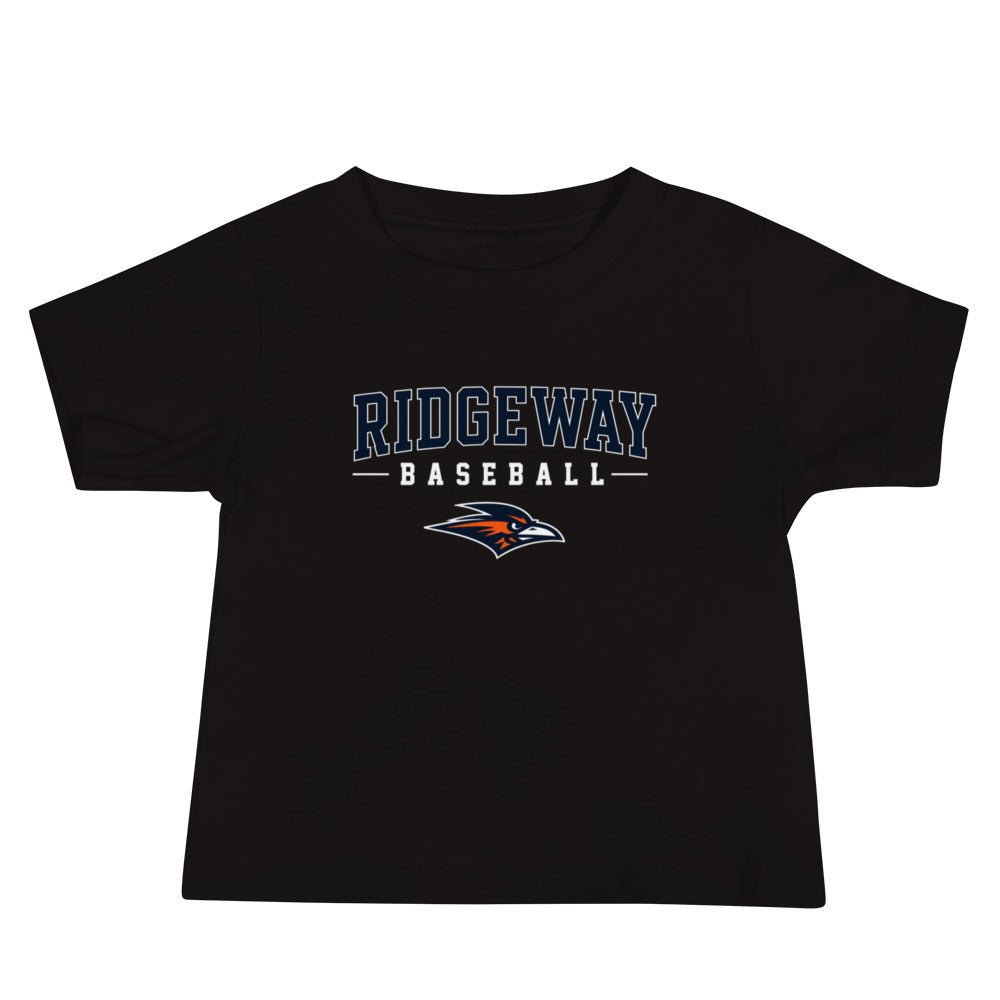 Performance | Baby T-Shirt | Ridgeway High School Baseball | Modern Script Logo