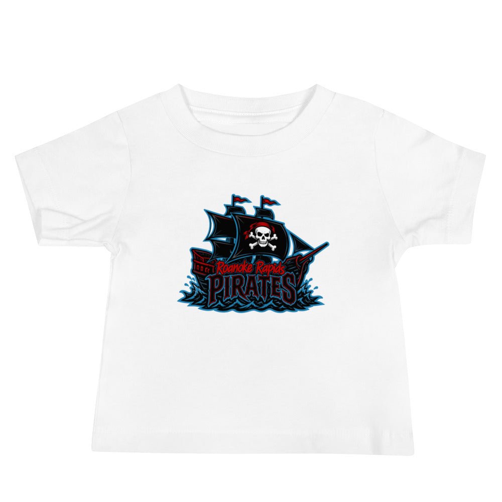Performance | Baby T-Shirt | Roanoke Rapids Pirates | Black Sail Battlers Logo