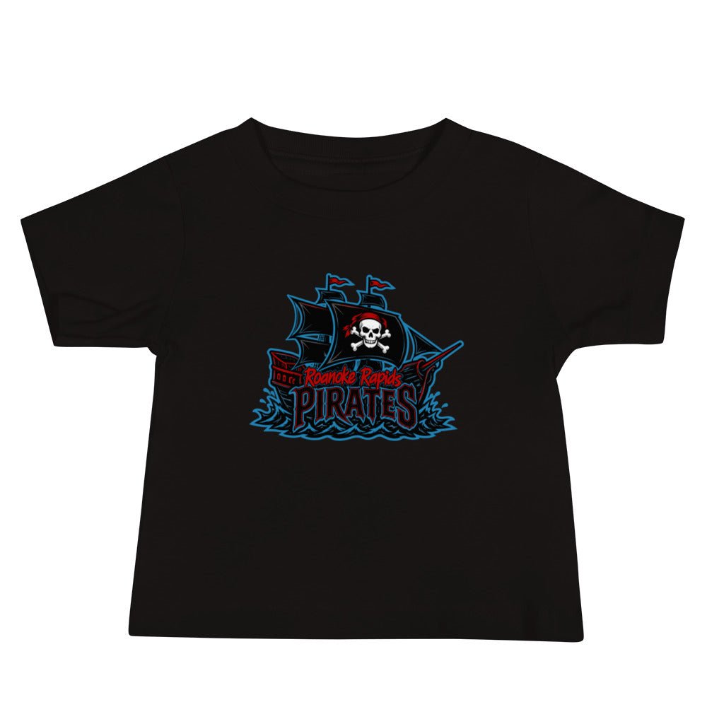 Performance | Baby T-Shirt | Roanoke Rapids Pirates | Black Sail Battlers Logo