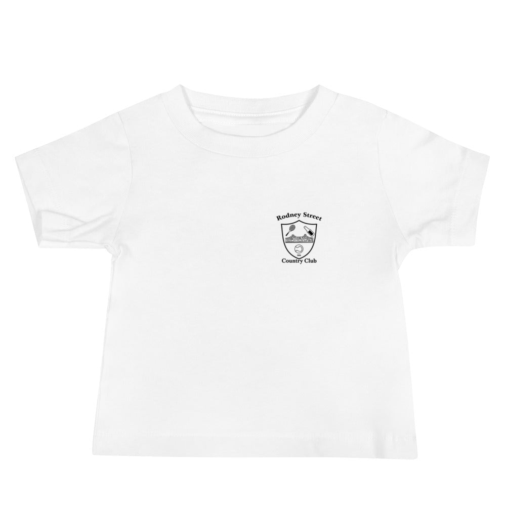 Performance | Baby T-Shirt | Rodney Street CC Tennis | Alt Crest Logo