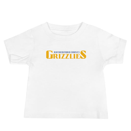 Performance | Baby T-Shirt | Rutherford County Grizzlies Football | Script Logo
