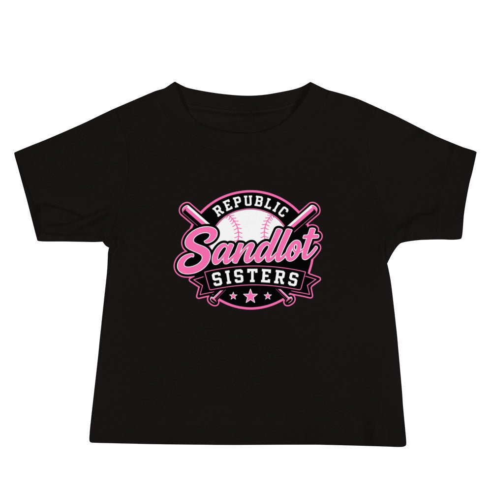 Performance | Baby T-Shirt | Sandlot Sisters | Badge Logo