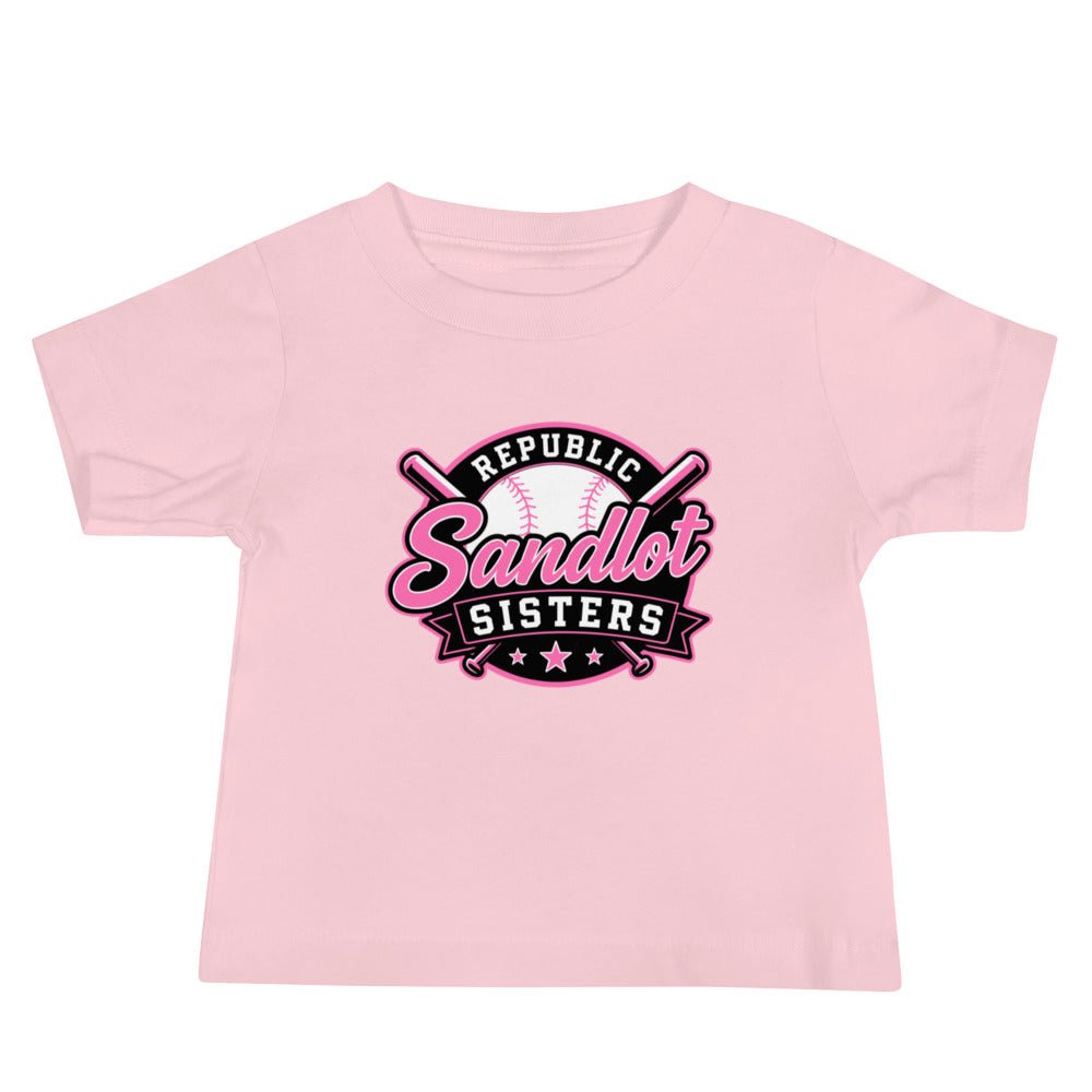 Performance | Baby T-Shirt | Sandlot Sisters | Badge Logo