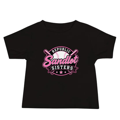 Performance | Baby T-Shirt | Sandlot Sisters | Badge Logo