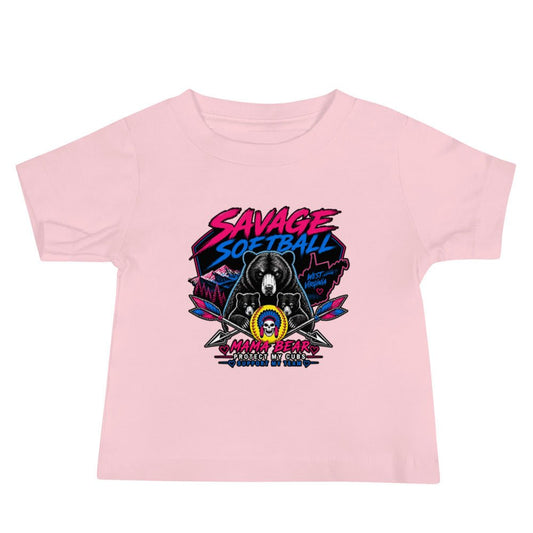 Performance | Baby T-Shirt | Savage Softball | Mascot Logo