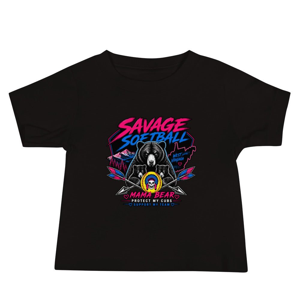 Performance | Baby T-Shirt | Savage Softball | Mascot Logo