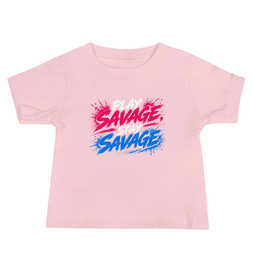Performance | Baby T-Shirt | Savage Softball | Play Stay Logo