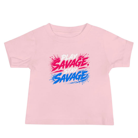 Performance | Baby T-Shirt | Savage Softball | Play Stay Logo