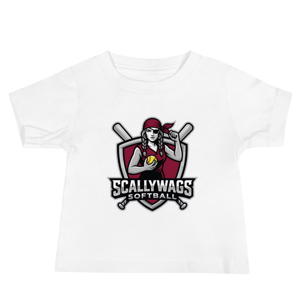 Performance | Baby T-Shirt | Scallywags Softball | Crest Logo