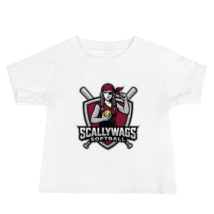 Performance | Baby T-Shirt | Scallywags Softball | Crest Logo