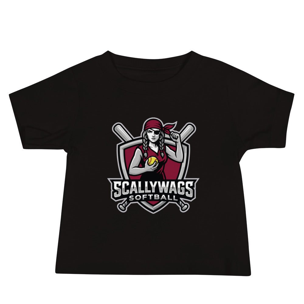 Performance | Baby T-Shirt | Scallywags Softball | Crest Logo