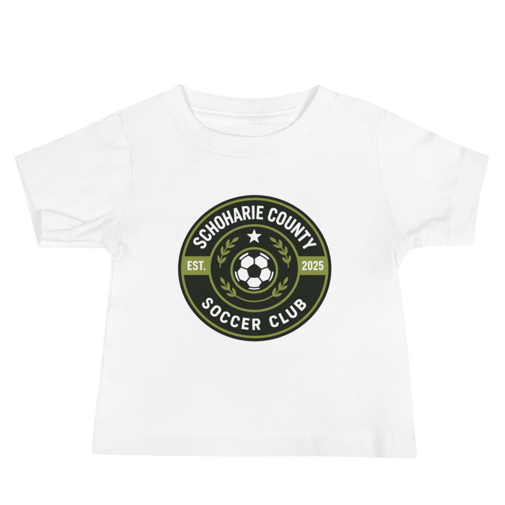 Performance | Baby T-Shirt | Schoharie County Soccer Club | Badge Logo