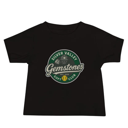 Performance | Baby T-Shirt | Silver Valley Gemstones | Badge Logo