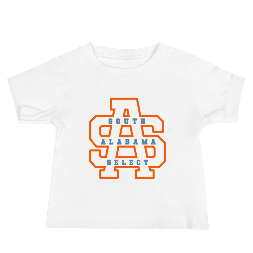 Performance | Baby T-Shirt | South Alabama Select 8U | Letter Crest Logo