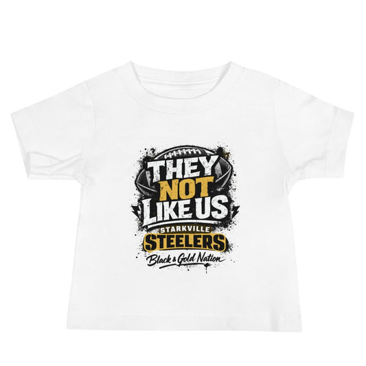 Performance | Baby T-Shirt | Starkville Steelers | They Not Like Us Logo