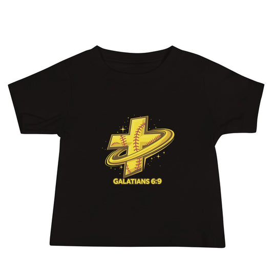 Performance | Baby T-Shirt | Stingers Softball | Galatians 6:9 Logo