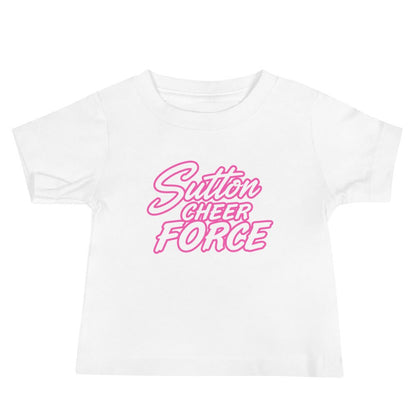 Performance | Baby T-Shirt | Sutton Cheer Force | Script Logo