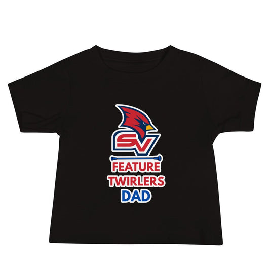 Performance | Baby T-Shirt | SVSU Feature twirlers | Dad Logo