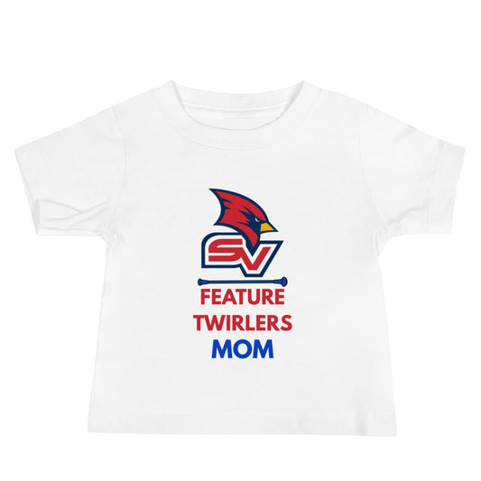 Performance | Baby T-Shirt | SVSU Feature twirlers | Mom Logo