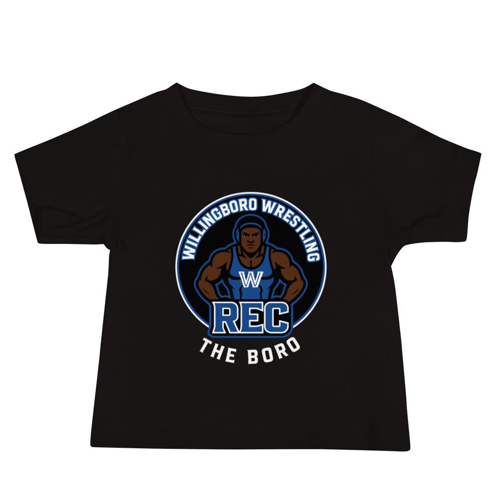 Performance | Baby T-Shirt | The Boro Brand | Wrestler Logo
