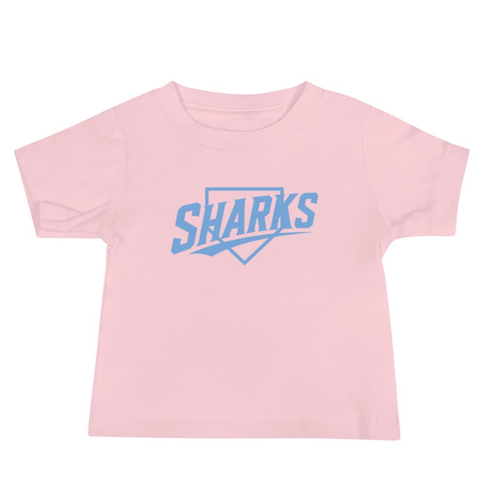 Performance | Baby T-Shirt | The Sharks Baseball Team | Crest Logo