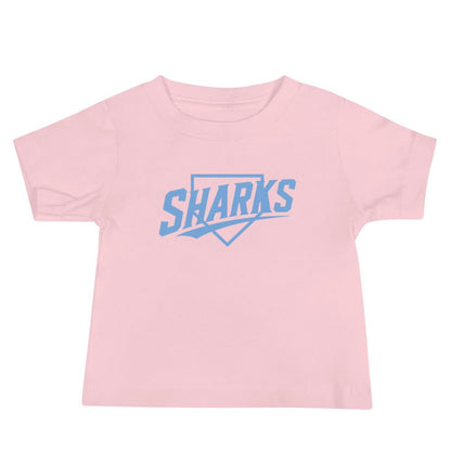 Performance | Baby T-Shirt | The Sharks Baseball Team | Crest Logo