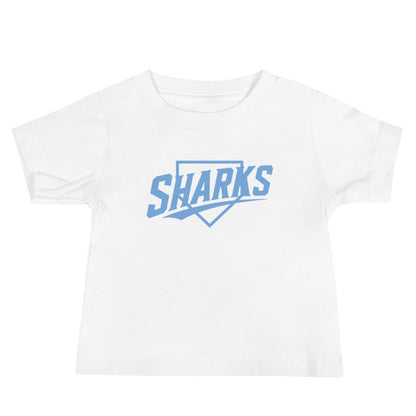 Performance | Baby T-Shirt | The Sharks Baseball Team | Crest Logo