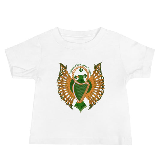 Performance | Baby T-Shirt | The Traditional Irish Dance Academy | Logo