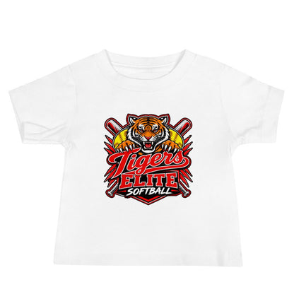 Performance | Baby T-Shirt | Tigers Elite Softball | Emblem Logo
