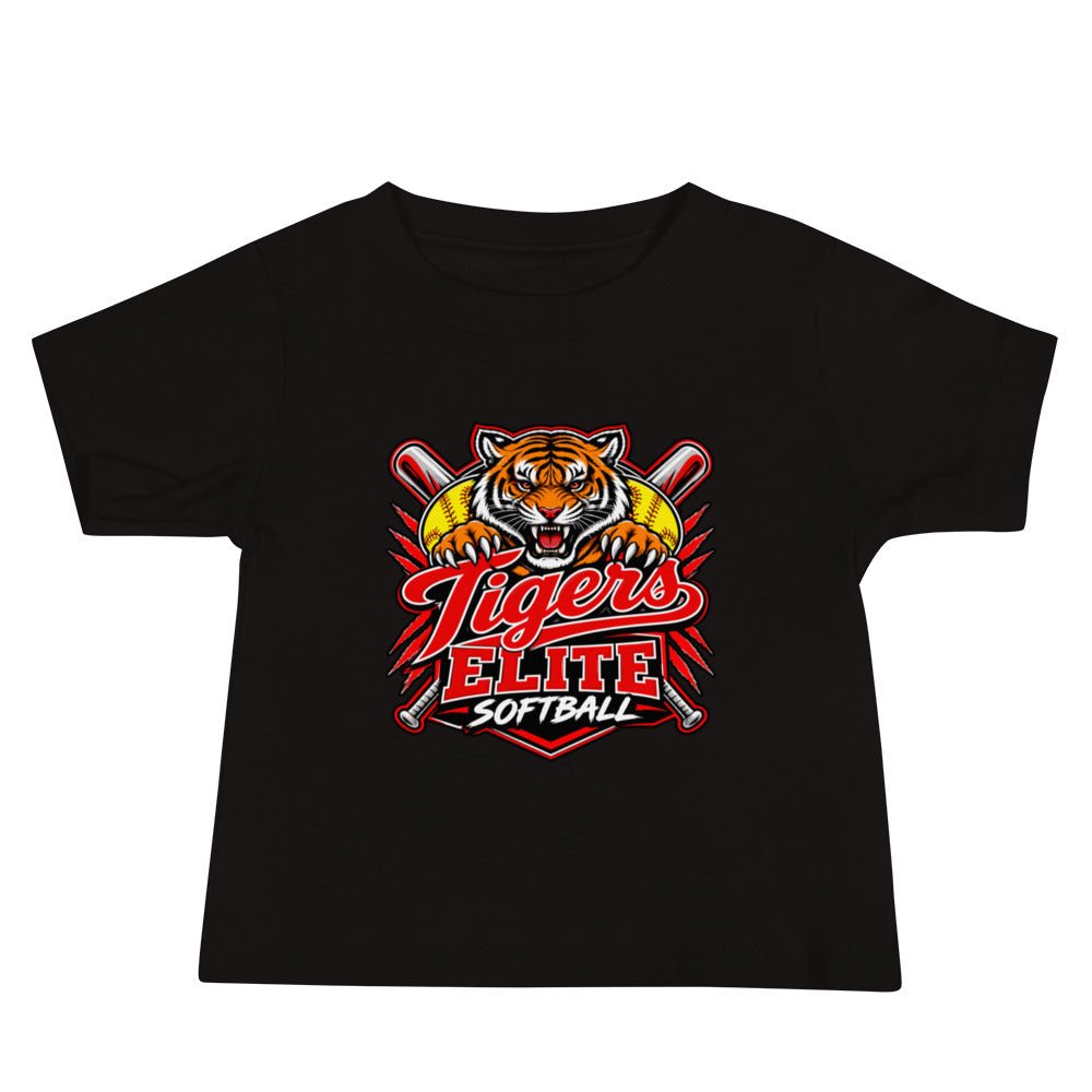 Performance | Baby T-Shirt | Tigers Elite Softball | Emblem Logo