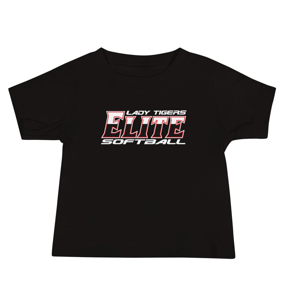 Performance | Baby T-Shirt | Tigers Elite Softball | Modern Script Logo