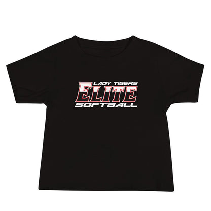 Performance | Baby T-Shirt | Tigers Elite Softball | Modern Script Logo