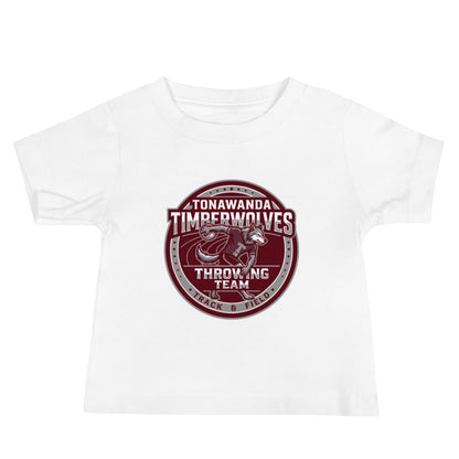 Performance | Baby T-Shirt | Tonawanda High School Track and Field | Throwing Team Logo