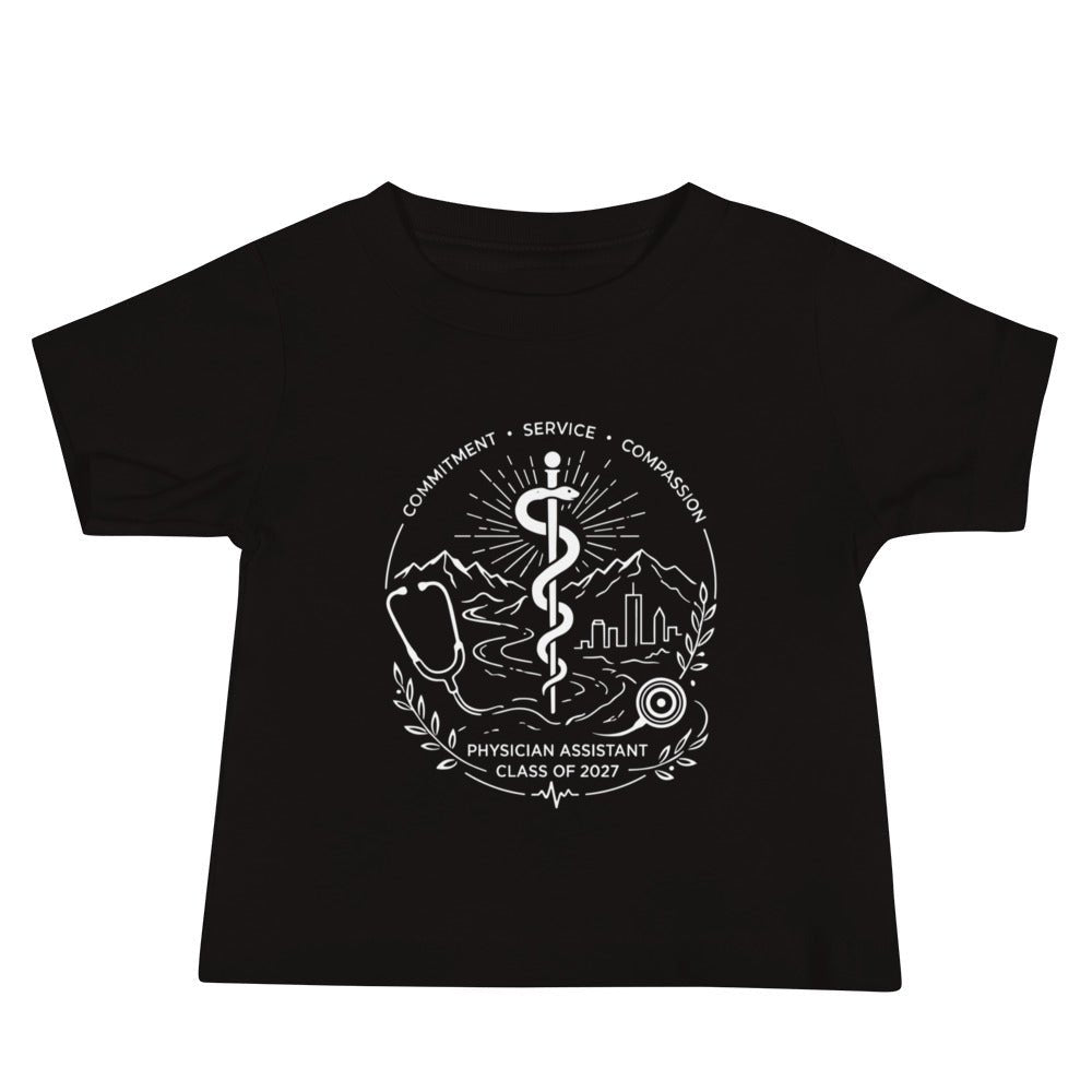 Performance | Baby T-Shirt | Trine PA program | Crest Logo