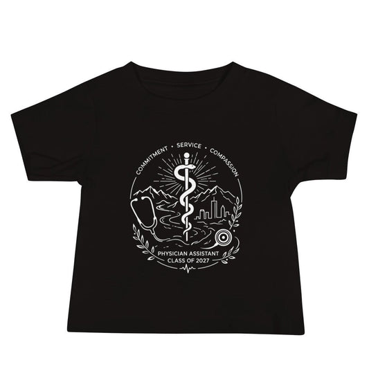 Performance | Baby T-Shirt | Trine PA program | Crest Logo