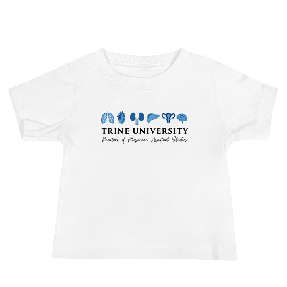 Performance | Baby T-Shirt | Trine PA program | Modern Script Logo