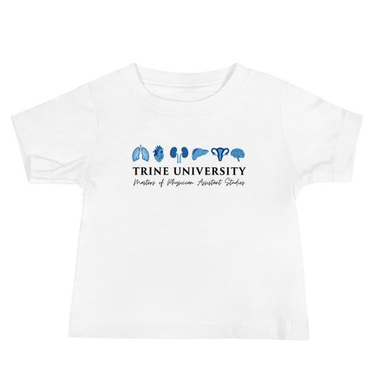 Performance | Baby T-Shirt | Trine PA program | Modern Script Logo