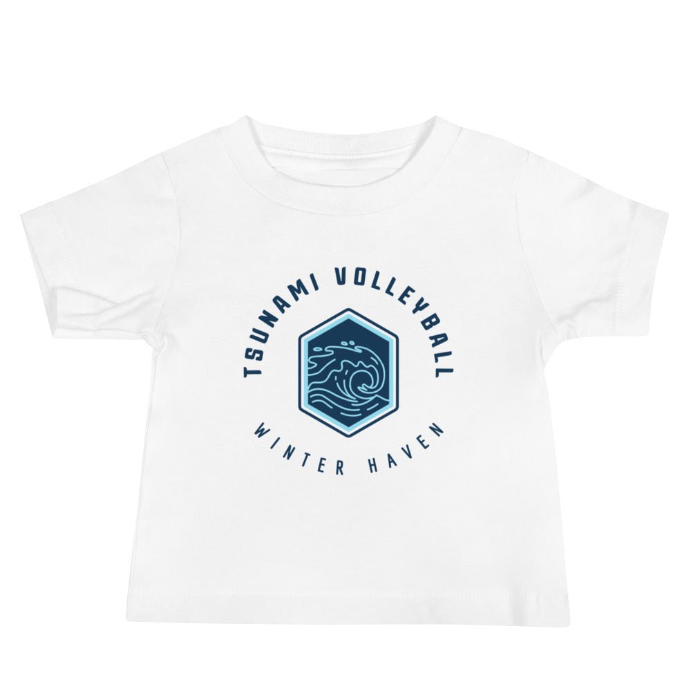 Performance | Baby T-Shirt | Tsunami Volleyball Club | Crest Logo