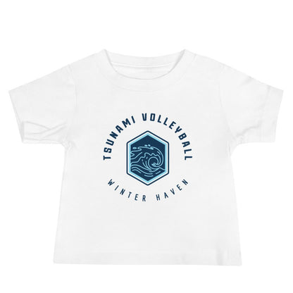 Performance | Baby T-Shirt | Tsunami Volleyball Club | Crest Logo