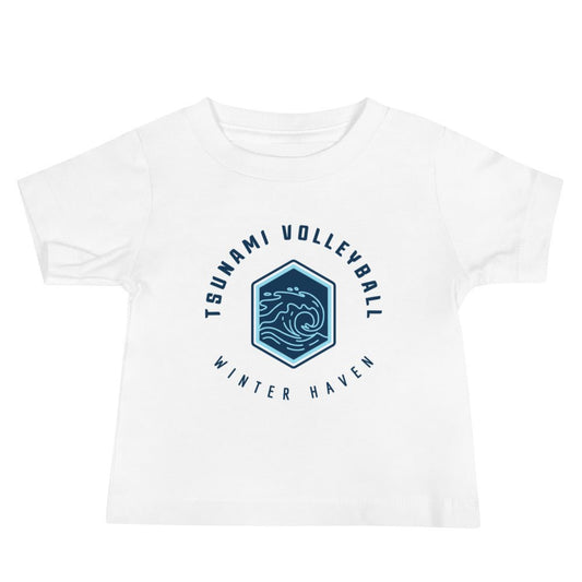 Performance | Baby T-Shirt | Tsunami Volleyball Club | Crest Logo
