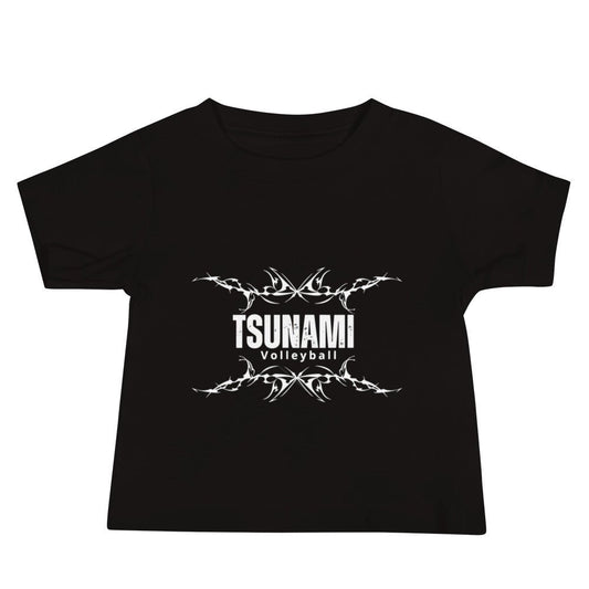 Performance | Baby T-Shirt | Tsunami Volleyball Club | Modern Script Logo