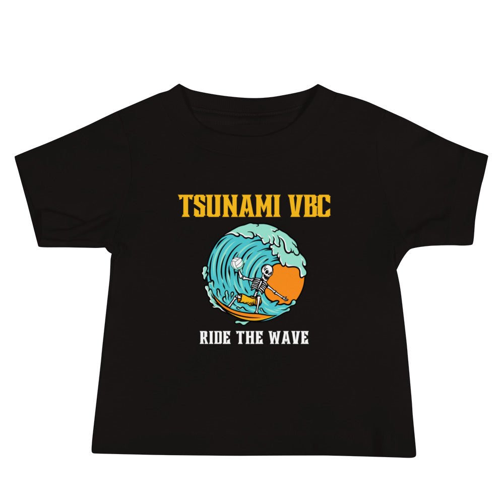 Performance | Baby T-Shirt | Tsunami Volleyball Club | Surf Wave VBC Logo
