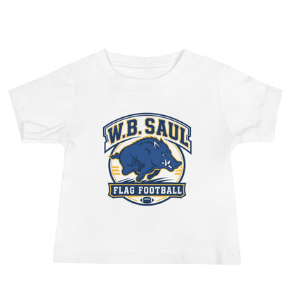 Performance | Baby T-Shirt | W.B.Saul Razorbacks | Emblem Logo