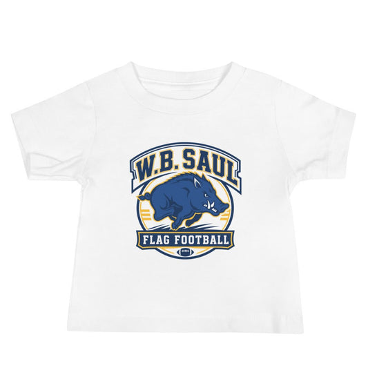 Performance | Baby T-Shirt | W.B.Saul Razorbacks | Emblem Logo