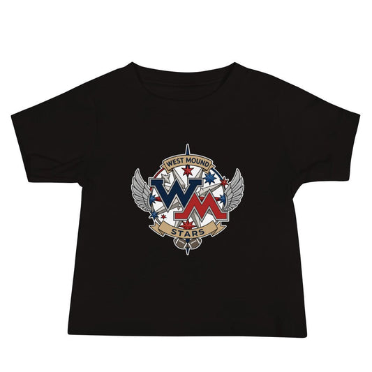 Performance | Baby T-Shirt | West Mound Stars | Crest Logo